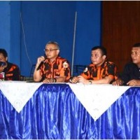 Rapat rencana pelantikan pengurus MPC PP Kuningan.